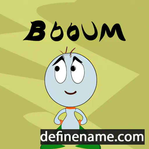 cartoon of the name Botum