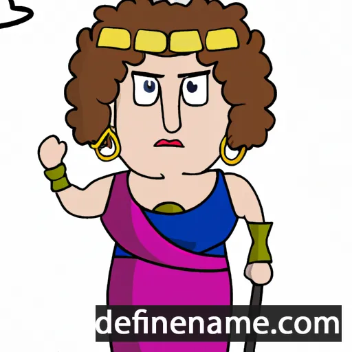 cartoon of the name Boudica