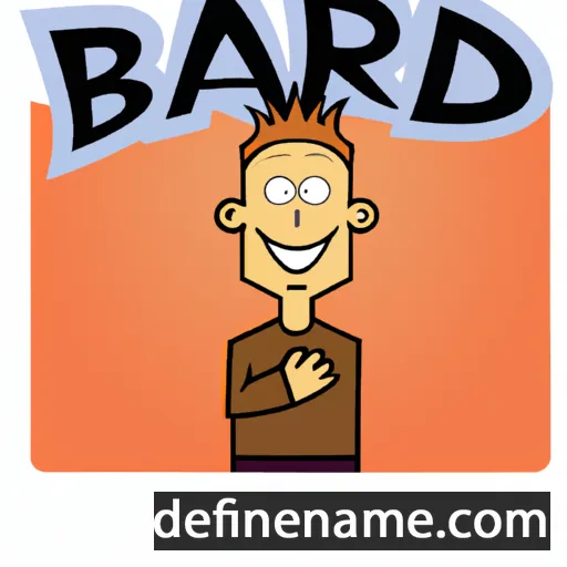 cartoon of the name Brad