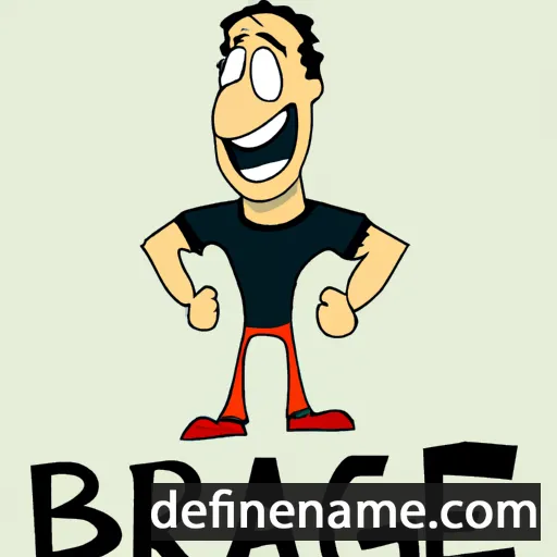 cartoon of the name Brage