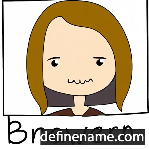 cartoon of the name Branwen