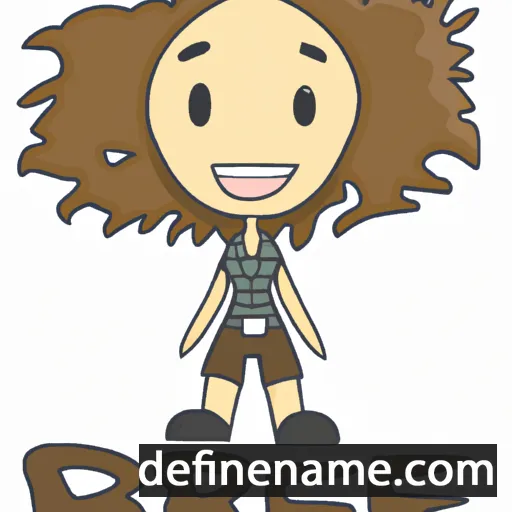 cartoon of the name Bree