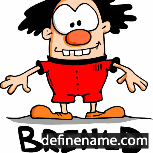 cartoon of the name Breindel