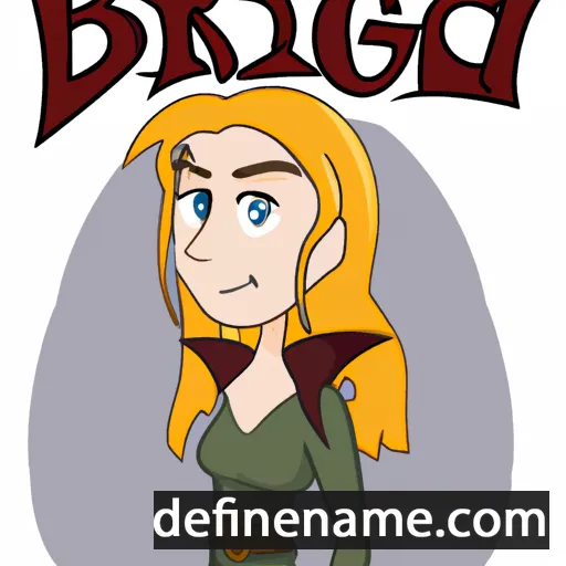 Brighid cartoon