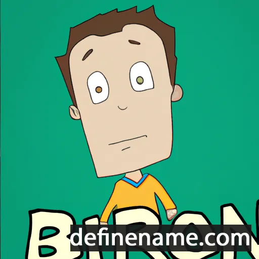 cartoon of the name Brion