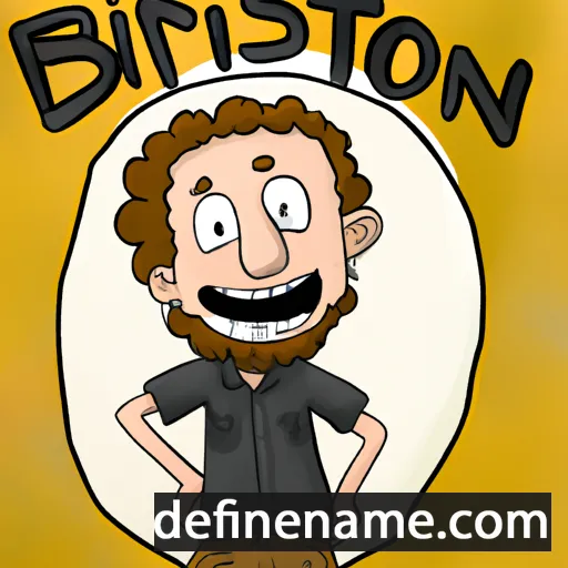 cartoon of the name Bristol