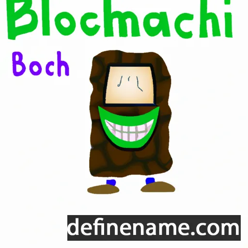 cartoon of the name Brochmail