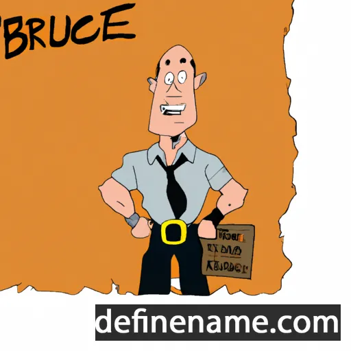 Bruce cartoon