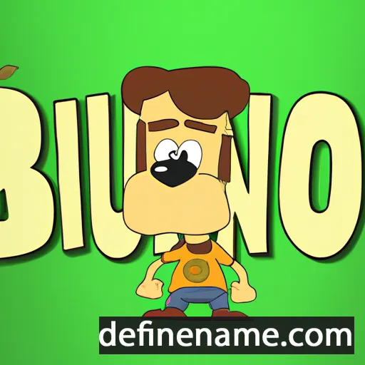 cartoon of the name Bruno