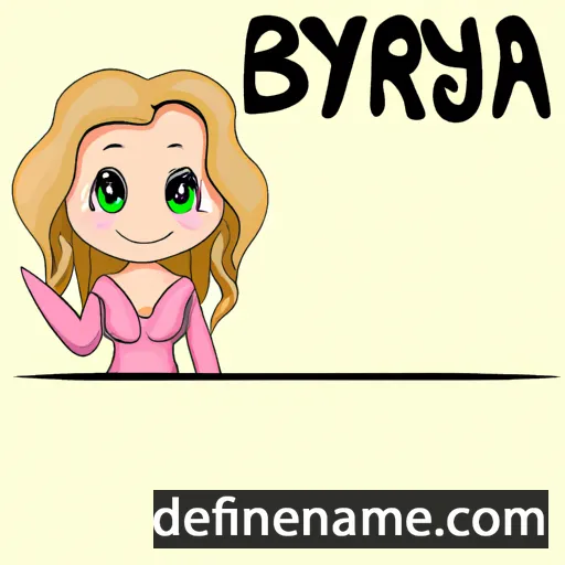 Brynja cartoon