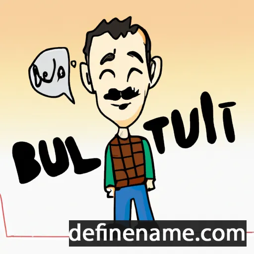 cartoon of the name Bülent