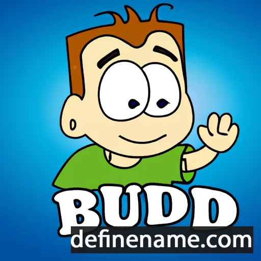 cartoon of the name Bud