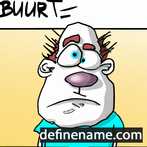 cartoon of the name Burt