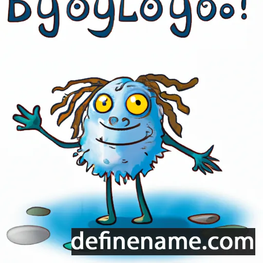 cartoon of the name Byelobog