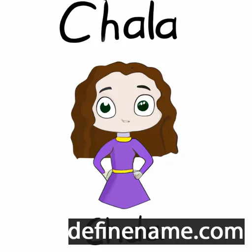 Cadhla cartoon