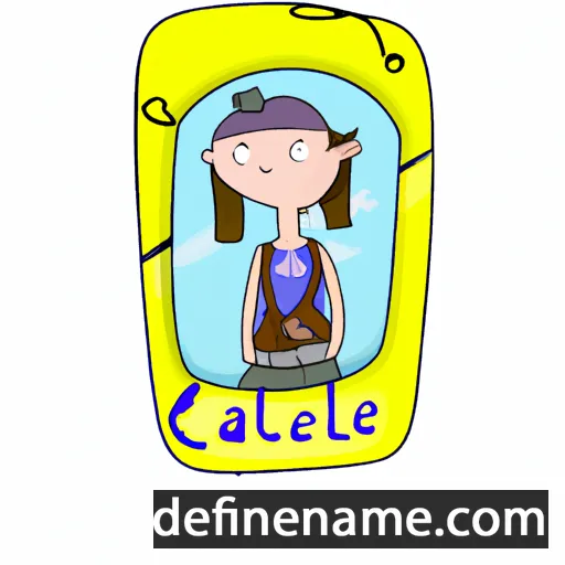 Caelie cartoon