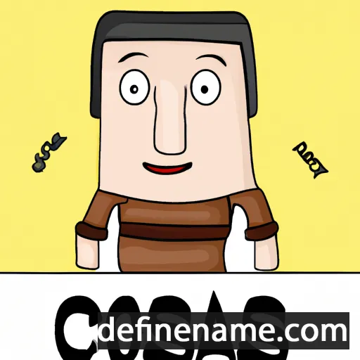 cartoon of the name Caesar