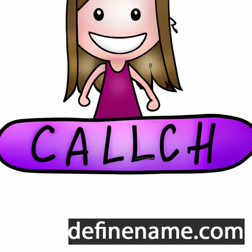 cartoon of the name Caileigh