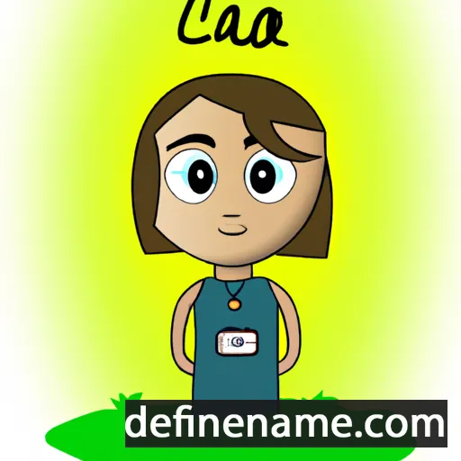 cartoon of the name Caj