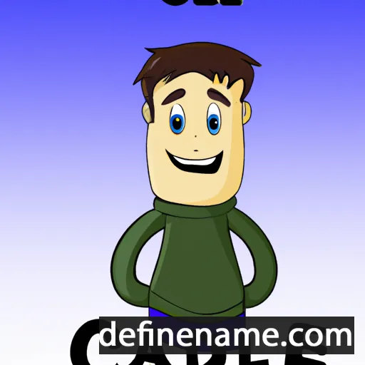 cartoon of the name Cale