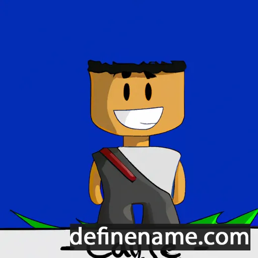 cartoon of the name Calixte