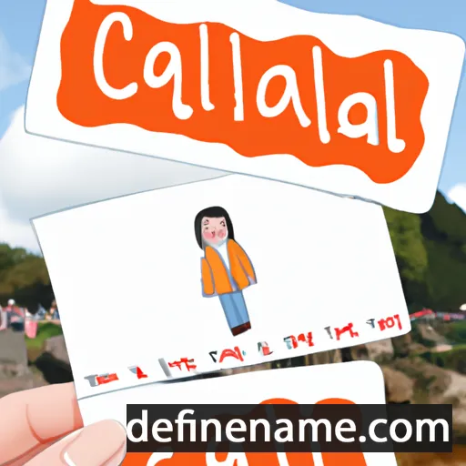 cartoon of the name Callias