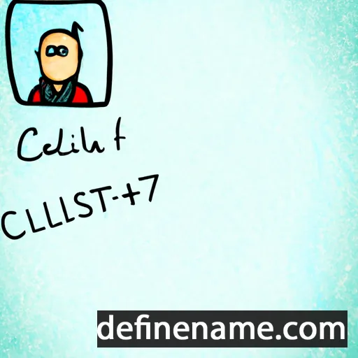 cartoon of the name Callista