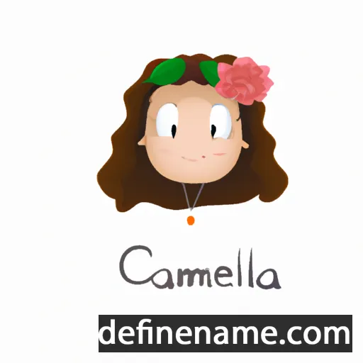 Camellia cartoon