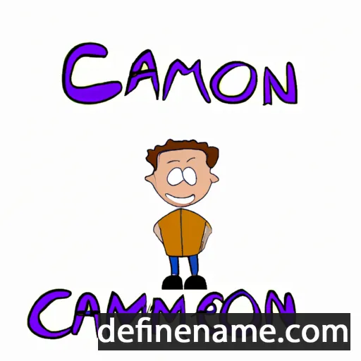 cartoon of the name Camron