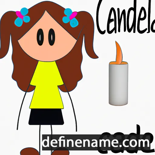 cartoon of the name Candela