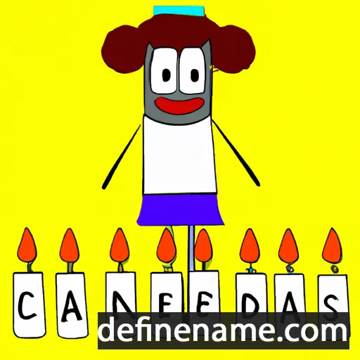 cartoon of the name Candelas