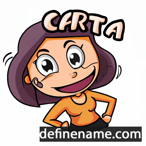 cartoon of the name Carita