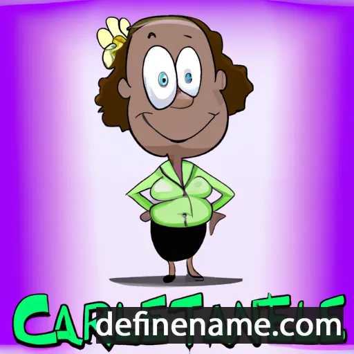 cartoon of the name Carlene