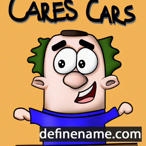 cartoon of the name Carles