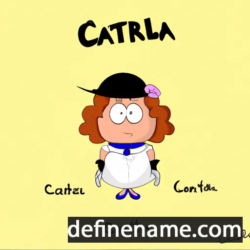 cartoon of the name Carlotta