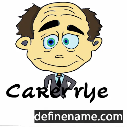 cartoon of the name Carlyle