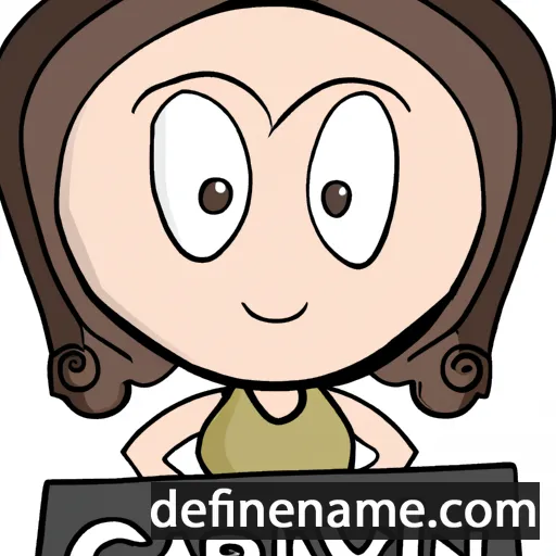 cartoon of the name Carlyn