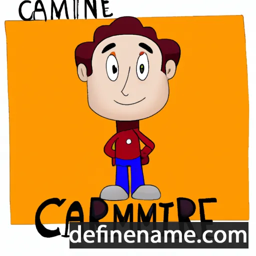 cartoon of the name Carmine