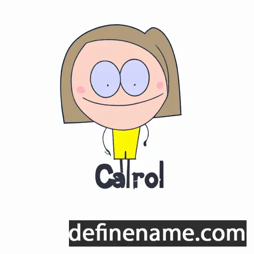 cartoon of the name Carol