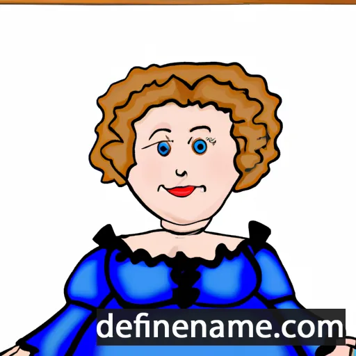 cartoon of the name Carole