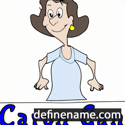 cartoon of the name Carolyn