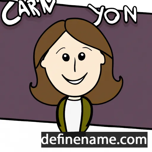 Caryn cartoon