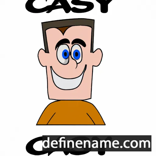 cartoon of the name Casey