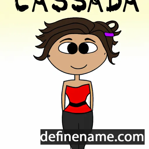 cartoon of the name Cassandra