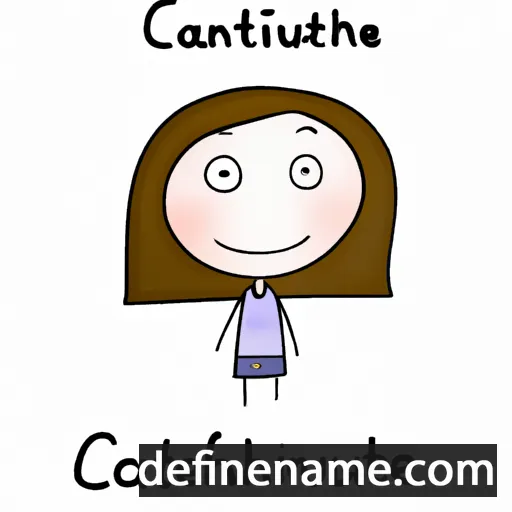 cartoon of the name Catherine