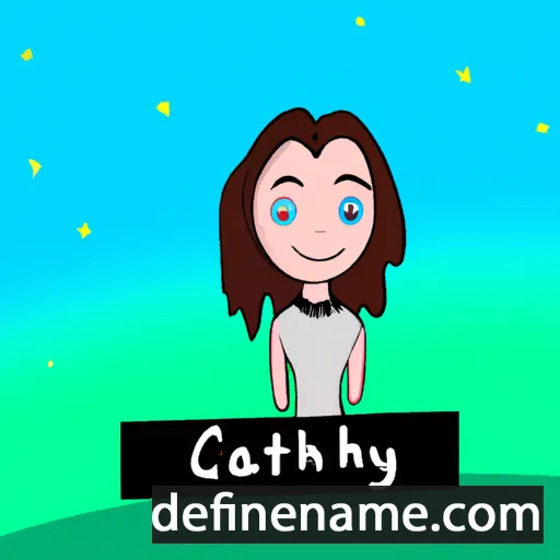 cartoon of the name Cathryn