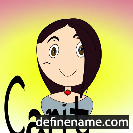 cartoon of the name Catrin