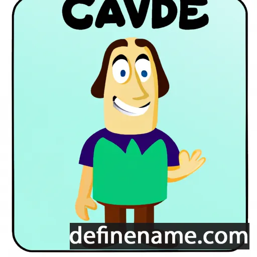 cartoon of the name Cavad