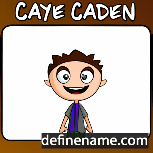 Cayden cartoon