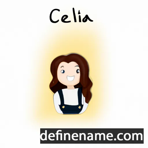 Cécilia cartoon